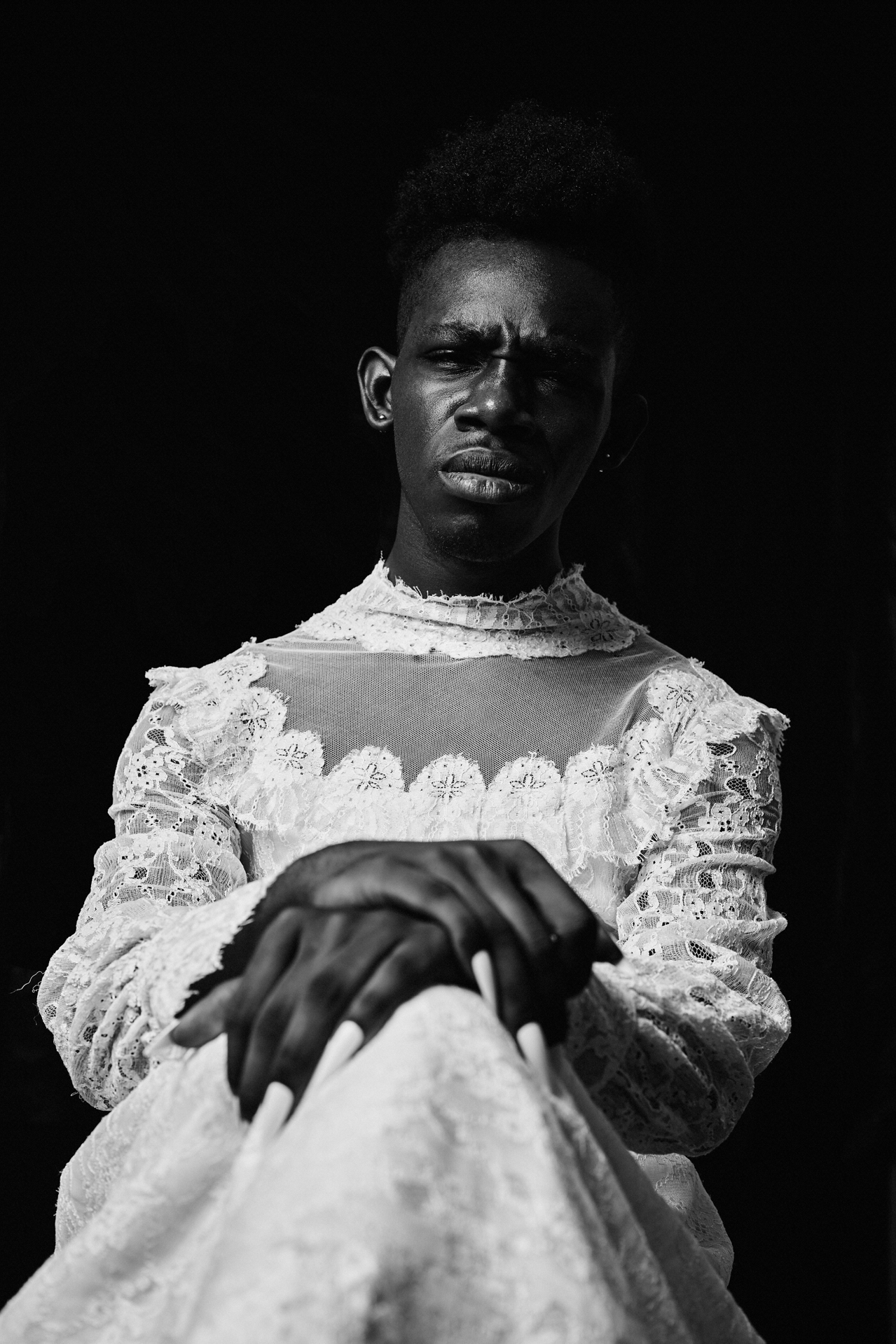 A Person in a white dress